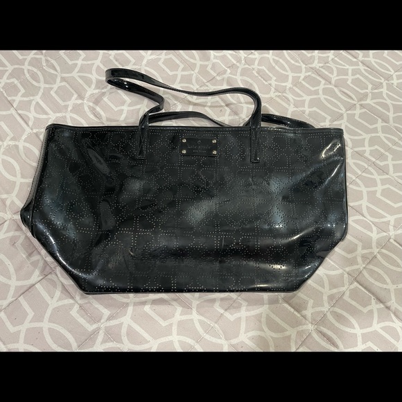 Kate Spade Embossed Patent Leather Tote ♠️ - Picture 1 of 6